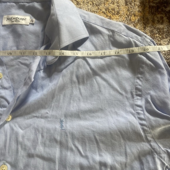 YSL blue button up - Picture 7 of 7